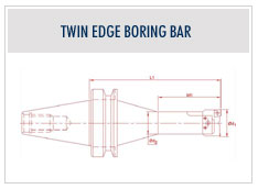 Twin Edge Boring Bar